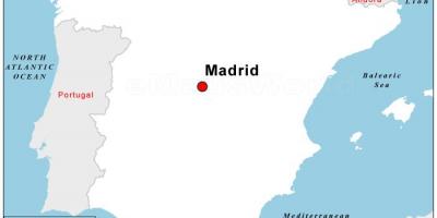 Mapa kapitala od Španije