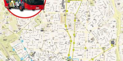 Madrid grad, autobus obilazak mapu