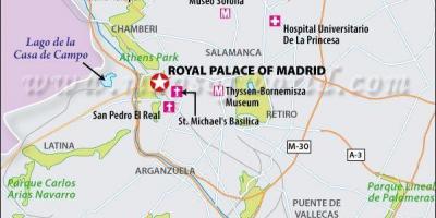 Karta za real Madrid lokacija