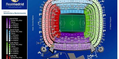 Karta za real Madrid stadion