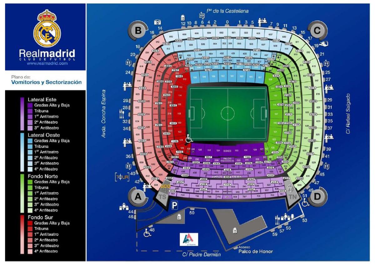 karta za real Madrid stadion